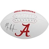 Rawlings Alabama Crimson Tide #22 Mark Ingram Jr. Autographed White Full-Size Logo Football