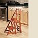 Franklin Chair/Collapsible Step Stool - Black - Improvements