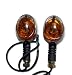 Black Amber Motorcycle Turn Signals for Moto Guzzi,Indian,Buell