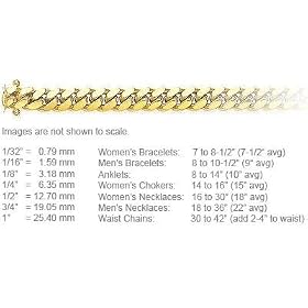 7.0mm miami cuban gold chain available in necklace, bracelet and anklet... by Adylon
