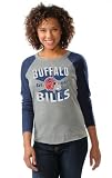 Buffalo Bills Women's Grey/Royal Tri-Blend Long Sleeve Raglan T-Shirt &Atilde;&cent;?" Touch by Alyssa Milano