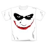 Joker Face T-Shirt- White Small