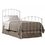 Rutherford Iron Bed, California King, Antique White, From Charles P. Rogers