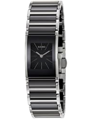 Rado Womens R20786152 Integral Black Dial Watch