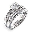 Women's Wedding Cubic Zirconia Ring, Size: 5-10