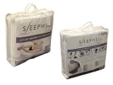 Sleepwell Luxury Heated Machine Washable, Non Allergic, Deep Quilted, Ultra Fast (10 min) Heat Up, Mattress Cover - Single - Special Offer