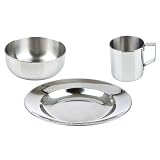 LunchBots Children's Stainless Steel Dish Set