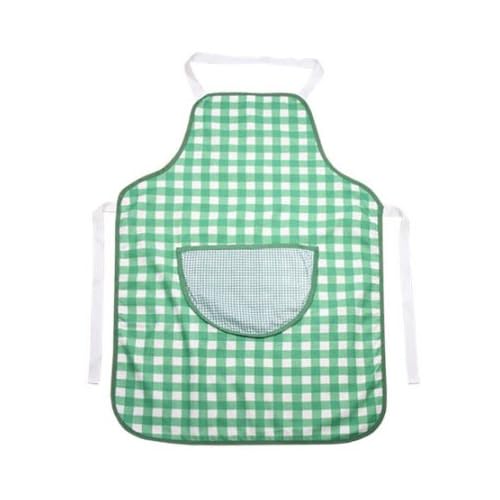 Gingham Green Apron