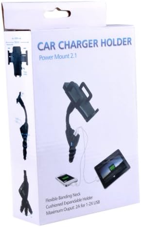 VicTec Adjustable Car Charger Charging Mount Cradle Holder Dual USB Outlet For Samsung iPhone 6 Plus 6 4S 5 5S 5C GPS iPad Tablet PC GPS Nokia LG G3 2 Sony Xperia Blackberry Motorola Droid Thunderbolt Google Nexus 4 Atrix 2 Cameras