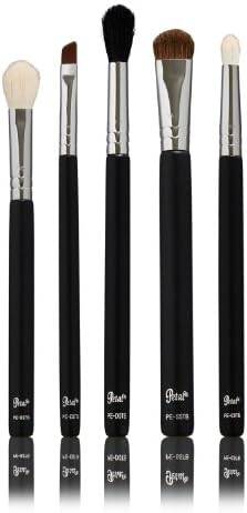 Petal Beauty Basic 5 Piece Brush Eye Travel size makeup Kit - Matte