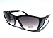 Super 80's Black Sunglasses with Side Blinder Sideview / Mens and Womens Vintage Retro Celebrities (Gwen Stefani / Persol Style)