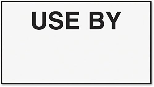 Monarch FreshMarx Color Coded Label - 1 Roll - Rectangle - 2500/Roll - White