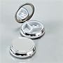 Silver Round Pill Box