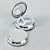Silver Round Pill Box