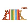 Book Ends - Morph and Chas Tony Hart Characters Bookends - Novelty Gift