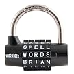 Wordlock Black 5 Wheel Padlock