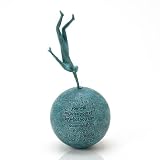41DrgeQuPPL. SL160  Ruth Palmer a Rolling Stone Gathers No Moss Abstract Wall Sculpture, Contemporary Home Décor, Modern Metal Wall Art