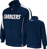 San Diego Chargers Navy Tailgate Time Track Jacket