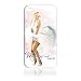 Marilyn Monroe Snap-On Carrying Case for iPhone 4 - White with Marilyn Smiling - Fits AT&T iPhone