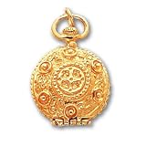 14k Fancy Domed Locket