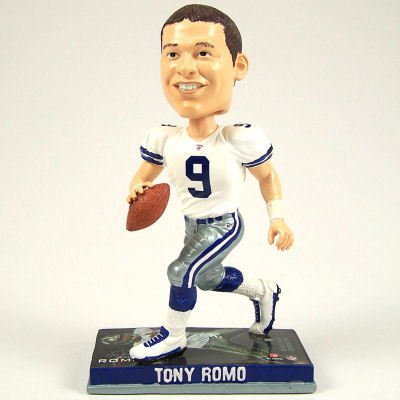 Buy DALLAS COWBOYS TONY ROMO LIMITED EDITION PHOTO BASE BOBBLEHEAD BOBBLE by Forever Collectibles