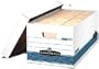 Bankers Box Stor/File Medium-Duty Storage Boxes with Lift-Off Lid, Letter,  4 Pack (70140FF)