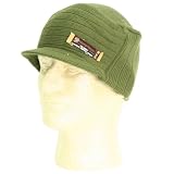 Atlanta Falcons Bill Front Winter Knit Beanie - Olive
