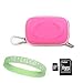 Hot Pink (Magenta) Eva Slim Carrying Case For Canon Digital Camera Models: Canon SD890IS Canon SD950IS Canon SD1100IS Canon SD790IS PowerShot SD1000 PowerShot SD750 PowerShot SD800 IS PowerShot SD900 PowerShot SD600 PowerShot SD630 PowerShot SD700 IS PowerShot SD450 PowerShot SD500 PowerShot SD300 PowerShot SD400 PowerShot SD430 Powershot SD30 PowerShot SD40 + 4GB Memory Card + Live*Laugh*Love Wristband!!!