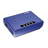 TRENDnet 1-Port Multi-Function Print Server TE100-MP1U (Blue)