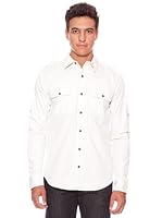Six Valves Camisa Lisa Manga Larga Nebraska (Beige)