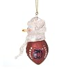 Auburn Tigers NCAA Acrylic Football Snowman Ornament (2.75)" Auburn Tigers NCAA Acrylic Football Snowman Ornament (2.75)"