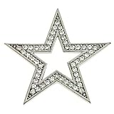 White Gold Star Charm