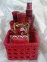 Bath & Body Works Japanese Cherry Blossom Gift Basket~3oz Shower Gel, Body Lotion, Body Mist, 3 Emery Boards All in a Cute Wicker Style Basket