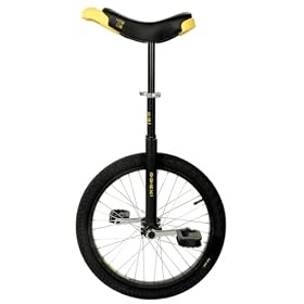 Unicycle Qu-Ax Luxus, 406 mm (20 Inches), Black