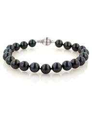 14k Gold 7-7.5mm White or Black Akoya Cultured Pearl Bracelet