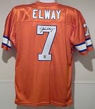 John Elway Autographed Denver Broncos Orange Jersey