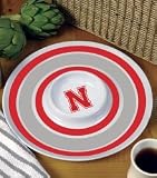 Nebraska Cornhuskers 14 Melamine Chip and Dip