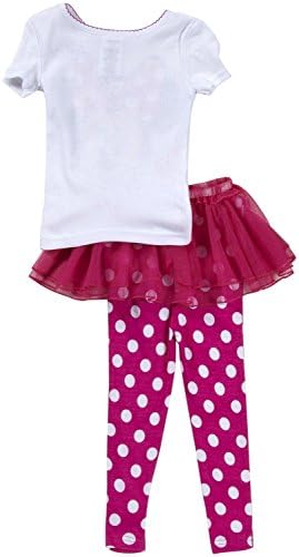 Minnie Mouse 3pc Cotton Pajama Set with Tutu, Girls Toddler Size 3T Pink