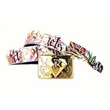 Christian Audigier Women's Belt - City of Angels - White & Pink