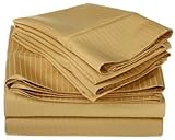 UPC 855031018155 product image for 1000 Thread Count Egyptian Cotton Stripe Sheet Set Color: Go | upcitemdb.com