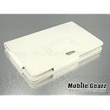 【Mobile Gearz】Acer タブレットPC ICONIA TAB A100 7インチ型専用フェイクレザーケース ホワイト