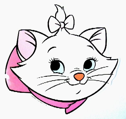 ディズニー『おしゃれキャット《マリー》』　ディズニーステッカー