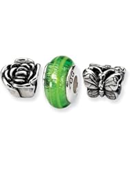 Sterling Silver Reflections Spring Boxed Bead Set