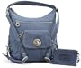 Baggallini Luggage Brussels Bag, Steel Blue, One Size