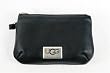 Uggs Black Leather Mini Wallet / Wristlet Bag