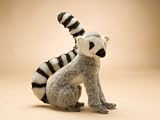 Hansa Lemur Stuffed Plush Animal, Sitting - Medium