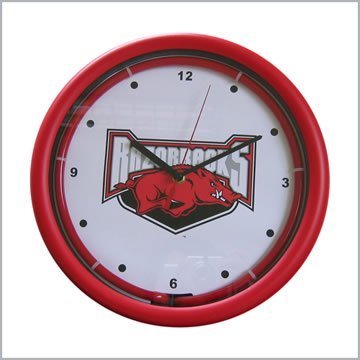 Arkansas Small Neon Clock