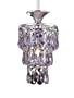 Dale Tiffany GH80297 Pandora Mini Pendant Light, Polished Chrome Finish