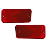1985-1996 Chevy VAN Side Marker Lights 1-Pair(Both Driver and Passenger Sides) (Red) 