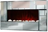 PROlectrix Clifton Bevel Edge Mirror Panel Electric Fireplace Heater w/ Remote PROlectrix Clifton Bevel Edge Mirror Panel Electric Fireplace Heater w/ Remote
